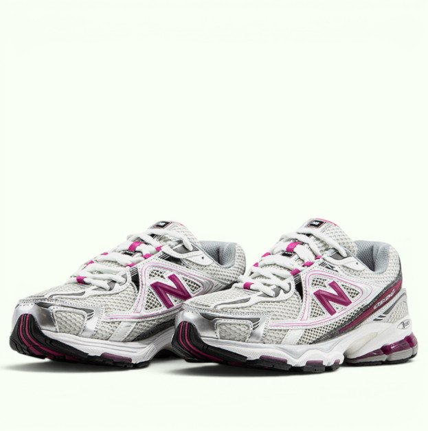 New Balance 1064 Silver Bordo (WR1064SP)