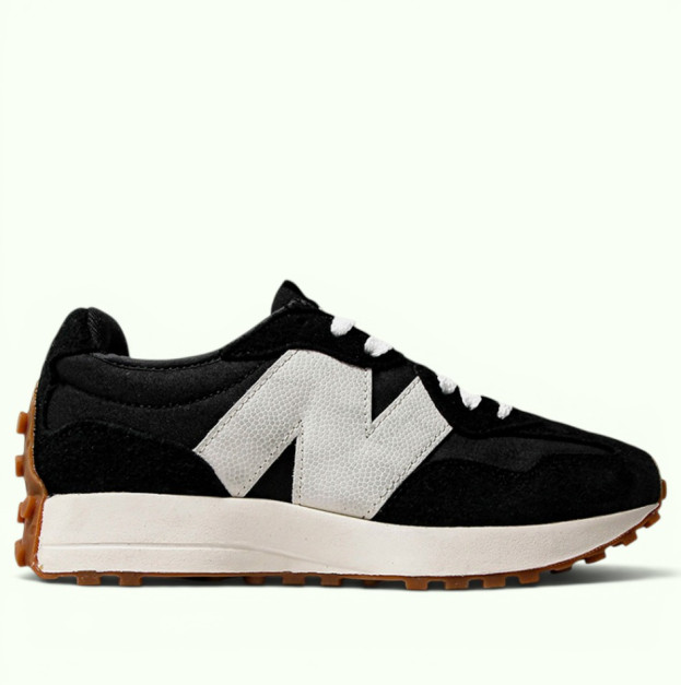 New Balance 327 Black Metallic Silver (MS327MM1)
