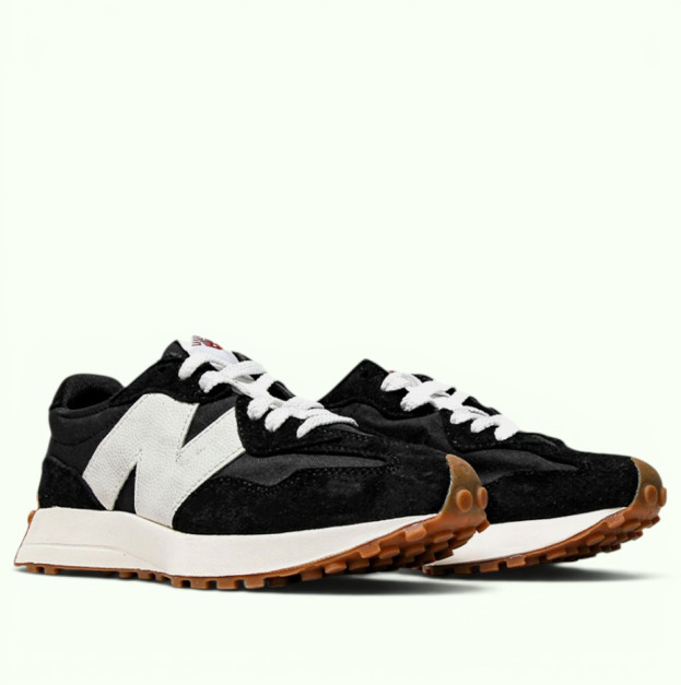 New Balance 327 Black Metallic Silver (MS327MM1)