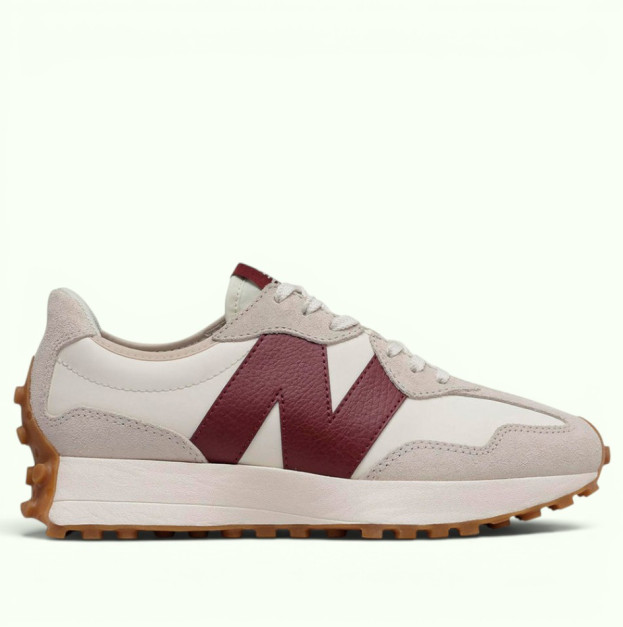 New Balance 327 White Dark Red (WS327KA)