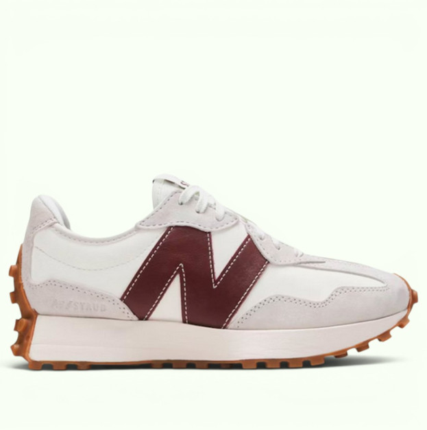 New Balance 327 x STAUD Grey Burgundy (WS327SG)