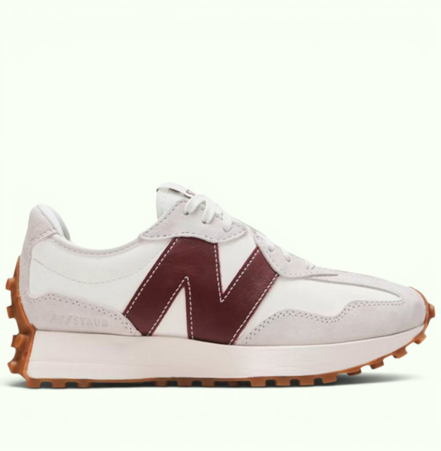 New Balance 327 x STAUD Grey Burgundy (WS327SG)