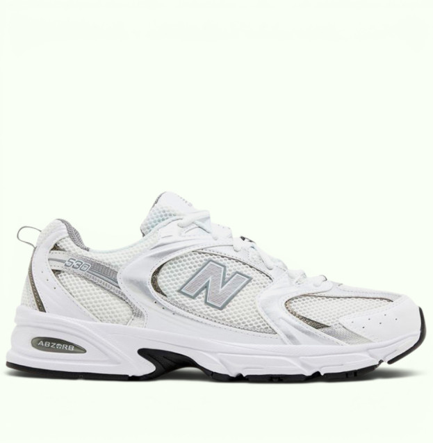 New Balance 530 White Metallic Silver (MR530AD)