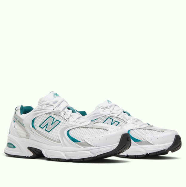 New Balance 530 White Silver Green (MR530AB)