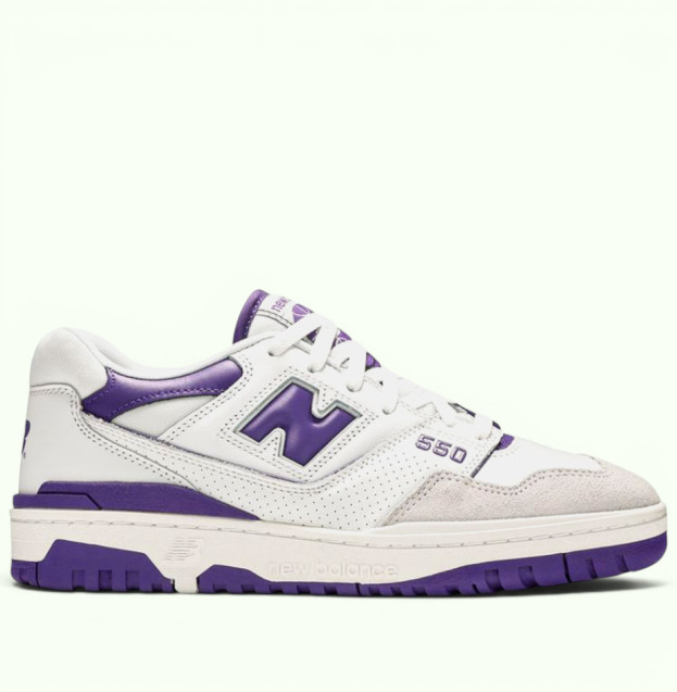 New Balance 550 White Purple (BB550WR1)