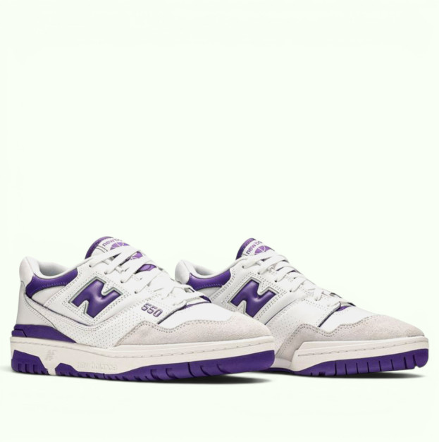 New Balance 550 White Purple (BB550WR1)