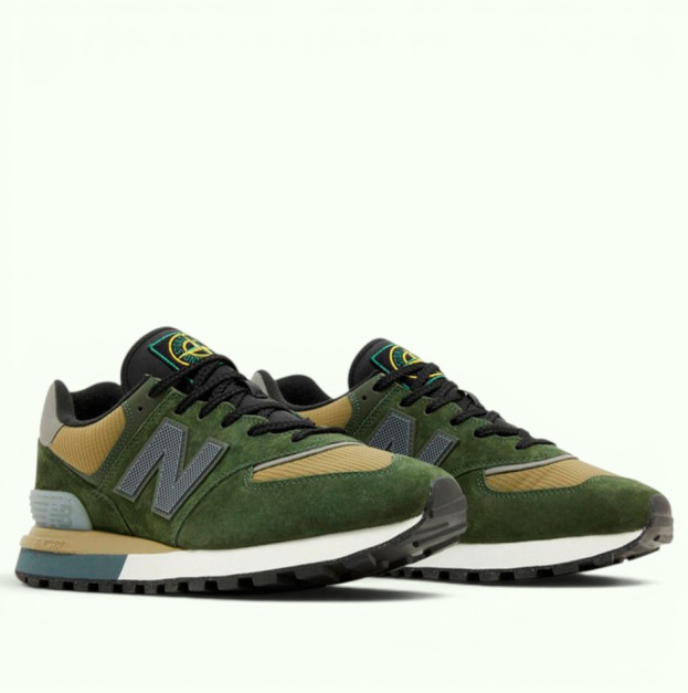New Balance 574 x Stone Island Legacy Dark Green (U574LGIL)
