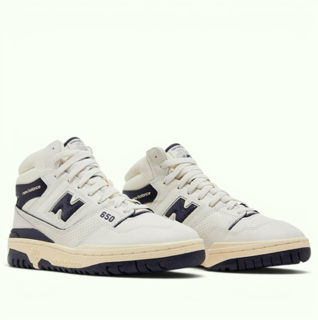 New Balance 650R Aime Leon Dore White Navy (BB650RD1)