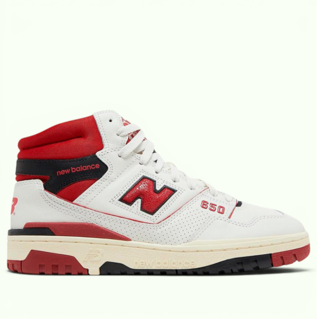 New Balance 650R Aime Leon Dore White Red (BB650RE1)