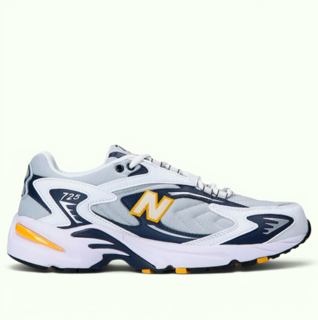 New Balance 725 White Navy Yellow (ML725A)