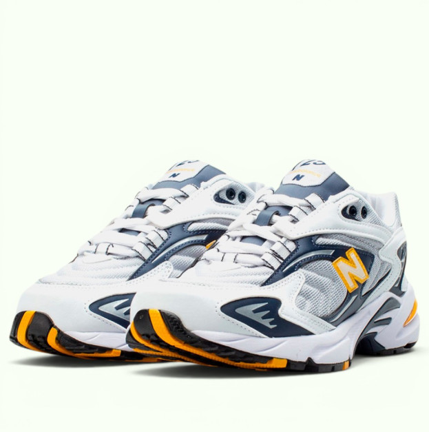 New Balance 725 White Navy Yellow (ML725A)