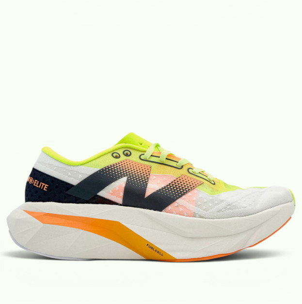 New Balance FuelCell Rebel V4 White Bleached Lime Glo (MFCXLL4)