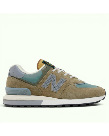 New Balance x Stone Island 574 Legacy Steel Blue (U574LGST)