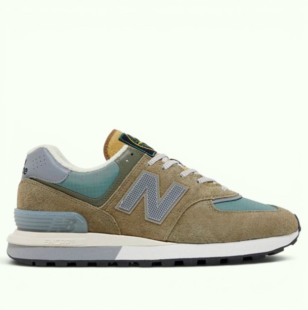 New Balance x Stone Island 574 Legacy Steel Blue (U574LGST)