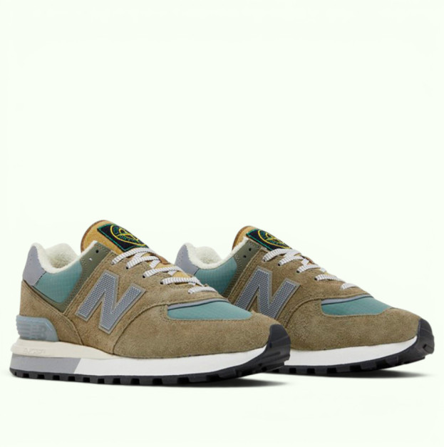 New Balance x Stone Island 574 Legacy Steel Blue (U574LGST)